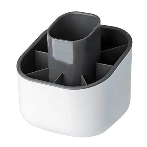 Escorredor de Talheres VIGAR RENGO (Plástico) VIGAR - Suportes e racks para utensílios de cozinha - 9 compartimentos, plástico branco, desmontável, lavagem máquina