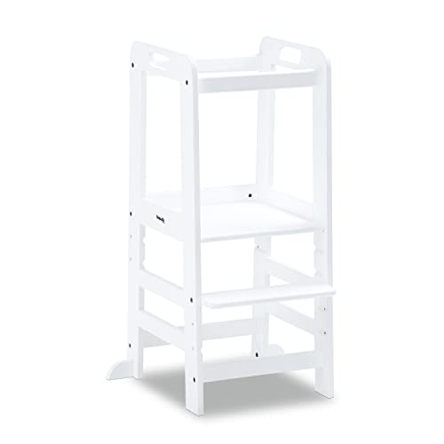 Escada de Atividades HAUCK Learn 'n' Explore (Branco) Hauck - Brinquedos para bebês e equipamentos de atividades - ajustável, 3 níveis, 40 kg, crescimento