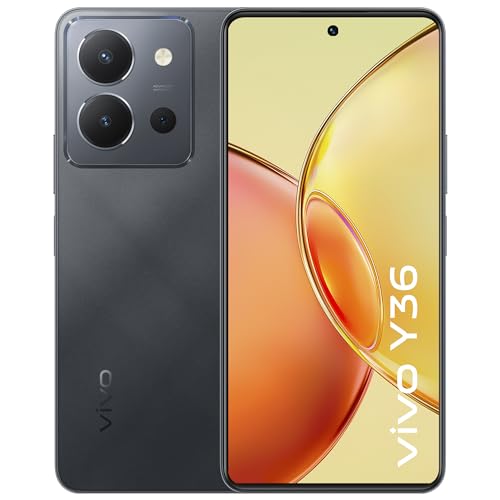Smartphone VIVO Y36 (6.67'' - 8 GB - 256 GB - Preto) VIVO - Telemóveis - 6.67 polegadas, 8 gb, 256 GB, Android 11