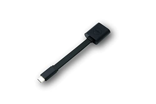Adaptador de Interface DELL 450-AFBU USB C USB A Preto Dell - Adaptadores - usb-c, usb a, preto, 0.131m