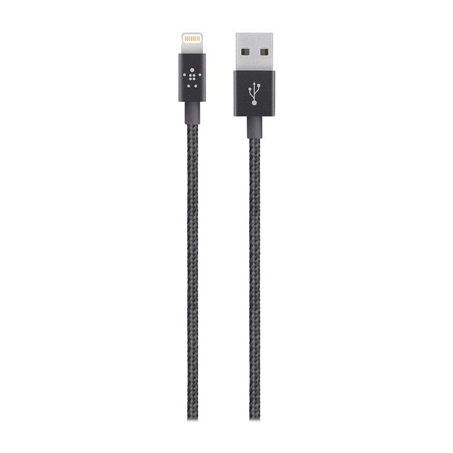 Cabo de Dados BELKIN (USB A - Lightning - 1 m - Preto) Belkin - Cabos de armazenamento e transferência de dados - lightning, usb a, 1 m, preto