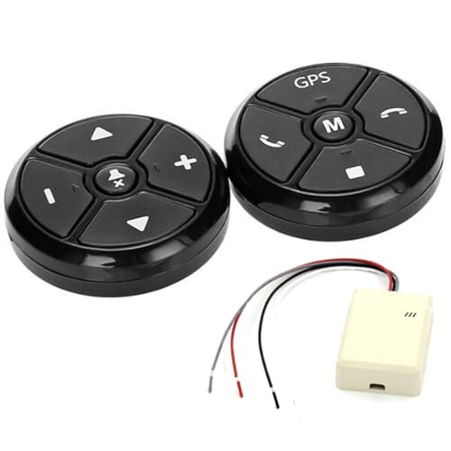 Comando de Controlo Remoto Universal para Volante de Carros WEPARTICULAR - Controlos remotos - universal, volante, preto, abs