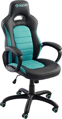 Cadeira de Jogos NA CON GAMING PCCH-350 Azul NACON - Mobiliário de escritório - rodas, pistões, bloqueio, cabeça ajustável