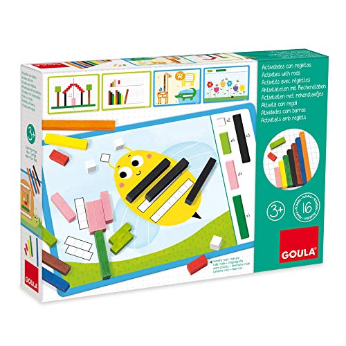 Brinquedo Educativo GOULA Actividades con Regletas (Idade Mínima Recomendada: 4 anos) Marca Blanca Papeleria - Jogos - educativo, regletas, atividades, 4 anos