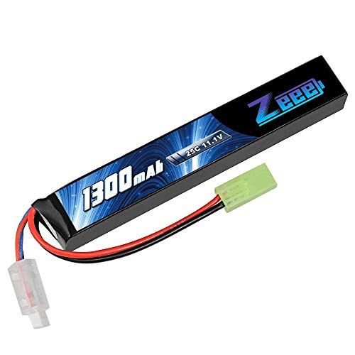 Bateria Recarregável ZEEE 3S Lipo 11,1V 25C 1300Mah Rc Zeee - Airsoft - bateria recarregável, zeee, 3s lipo, 11,1V, 25c, 1300mAh, airsoft