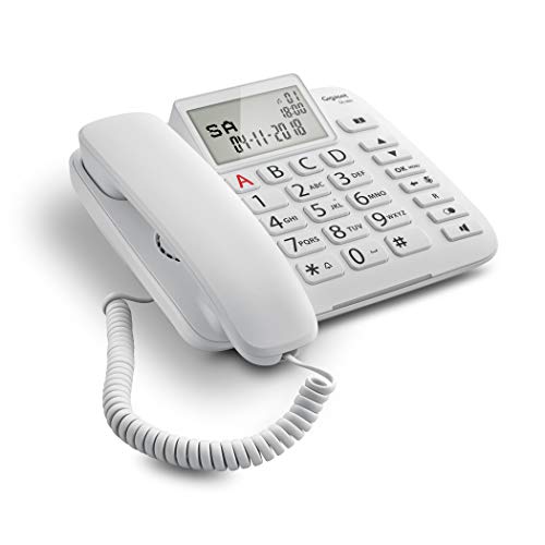 Telefone fixo GIGASET DL380 (Telefone Sem Fios) Gigaset - Telefones com fios - telefone fixo, sem fio, 4 teclas programáveis, pantalla lcd, porta cartão