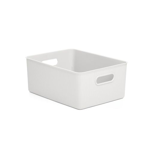 Caixa de Arrumação Baobab Multifuncional (Branco - 29.4 x 38.5 x 16 cm) TATAY - Cestas - multifuncional, branco, 29.4 x 38.5 x 16 cm