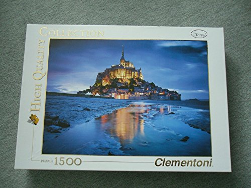 Puzzle CLEMENTONI Mont Saint Michel (1500 peças) CLEMENTONI - Quebra-cabeças - mont saint michel, 1500 peças, imagem, informações