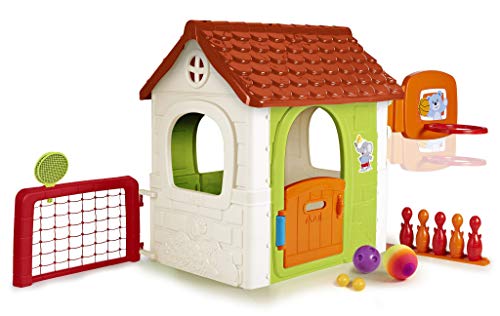 Brinquedo educativo FAMOSA Activity House 6 in 1 FEBER - Casinhas de brincar - educativo, 6 jogos, anti-uv, resistente