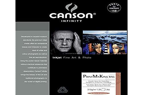 Papel para impressão CANSON 1236111006 (A4 - 25 folhas) Canson Infinity - Papel de impressora e copiadora - a4, 25 folhas, 310g/m²