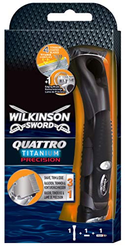 Máquina de Barbear WILKINSON SWORD Quattro Titanium Precision WILKINSON - Lâminas e navalhas de barbear - mãquina, barbear, wilkinson, sword, quattro titanium precision