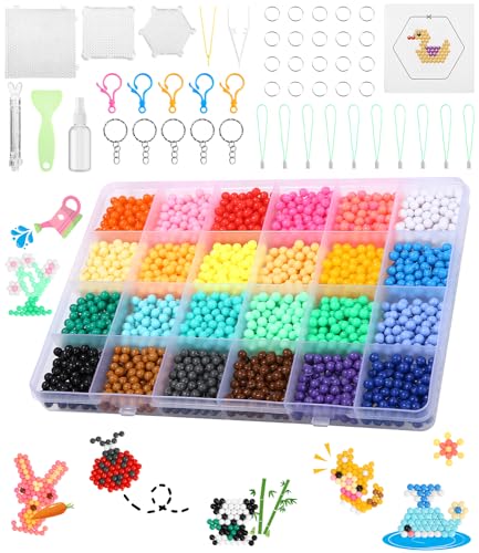 Conjunto de Contas TOAREN Aquabeads (Idade Mínima Recomendada: 3 anos) Toaren - Kits de artesanato de brinquedos - contas, aquabeads, 3 anos