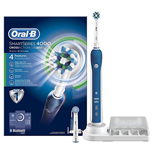 Oral-B Smart Series 4000 Adulto Escova de Dentes Elétrica Azul Branco Oral-B - Escovas de dentes - oral-b, smart series, adulto, escova de dentes elétrica, azul branco