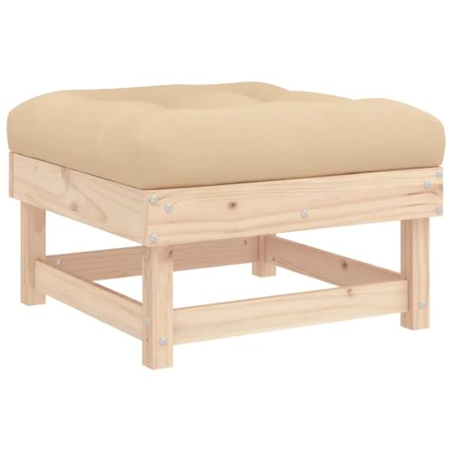 Cadeira de Jardim VIDAXL com Almofada (Castanho - 42x46x80 cm) vidaXL - Móveis de exterior - almofada, castanho, jardim
