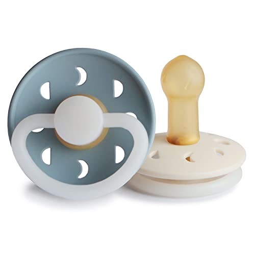 Chucha FRIGG Moon Phase Night Stone Blue Cream FRIGG - Cuidados com a higiene oral - moon phase, night stone blue, cream