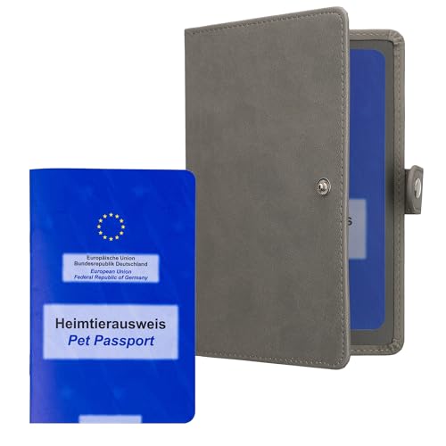 Capa para Passaporte KWMOBILE Pele Sintética Preto Kw-Commerce - Peças de reposição para telemóveis - 21 cm, preto, pele sintética, universal