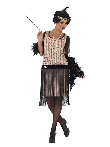 Fato de Mulher DISFRAZZES Flapper Coco (Tam: M) Smiffy's - Fantasias - fato de mulher, disfrazzes, flapper coco, tamanho m, vestido, boquilha