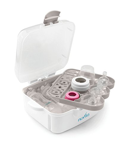 Esterilizador de Biberões NUVITA 1000 (Branco) Nuvita - Aquecedores e esterilizadores de biberões - branco, plástico, microondas
