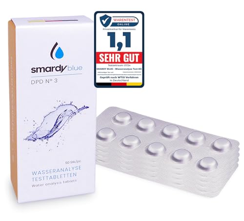 Teste de Depuração SMDRY 50 Unidades (Recondicionado Como Novo) SMARDY - Acessórios para piscina e spa - piscinas, tanques, depuração, eliminação, impurezas