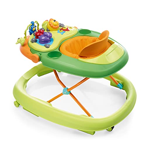 Andador de Criança CHICCO Green Wave (Preto) Chicco - Móveis para bebês e crianças pequenas - 6 meses, 4 anos, barra de segurança, balanço