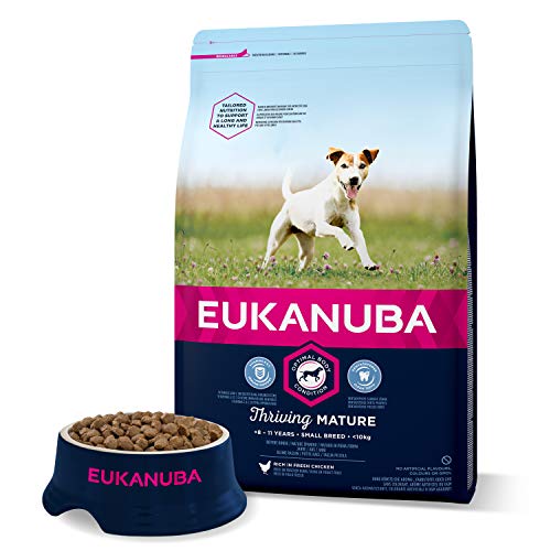 Ração para Cão EUKANUBA Senior Dry Dog Food (3 kg) EUKANUBA - Ração para cães - 3 kg, sénior, carbo-hidratos, proteínas animais