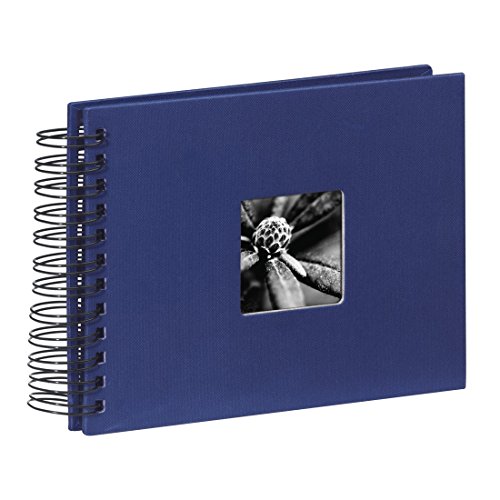 Álbum de Fotografias HAMA Fine Art Azul Hama - Álbuns de fotos - 50 folhas, espiral, cartão branco, texturizado