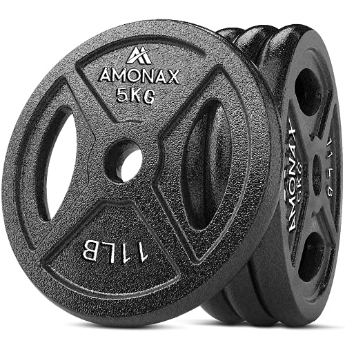 Discos para Barra Olímpica AMONAX (5 kg) Amonax - Pesos livres - barra olimpica, 5 kg
