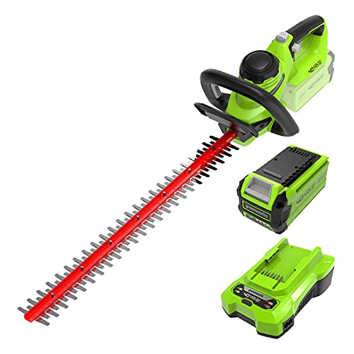 Greenworks G40HT61K2 cortador de relva a bateria GREENWORKS - Aparadores de sebes - bateria, cortador de relva