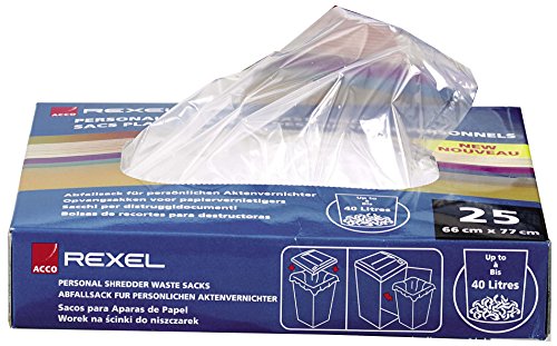 Bolsa de Resíduos REXEL AS100 (Capacidade: 40 L) Rexel - Sacolas de lixo - 40 L, hermética, resistente, fácil de usar