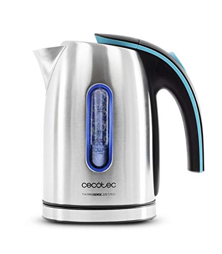 Chaleira Elétrica Cecotec ThermoSense 270 Steel 2200 W Preto Cecotec - Eletrodomésticos de cozinha - 2200 W, preto, cecotec