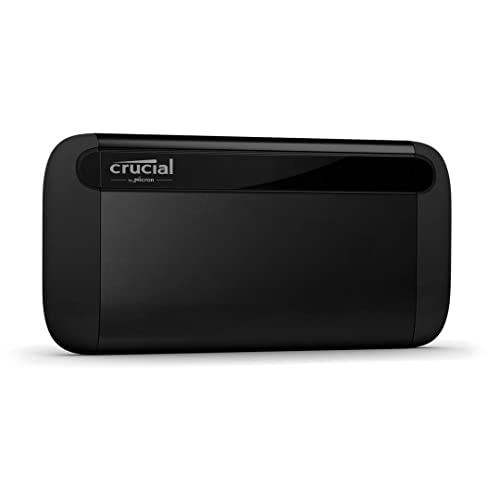 Disco SSD Externo CRUCIAL X8 (2 TB - USB 3.1) Crucial - Dispositivos de armazenamento - 2000 GB, ssd, USB 3.2, 1050 MB/s