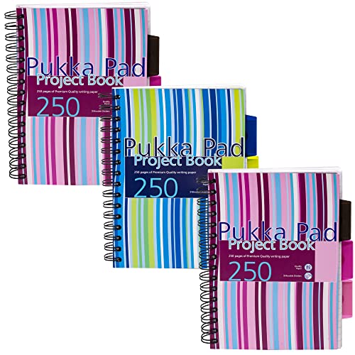 Caderno PUKKA PAD Ref Proba5 (A5 - 21.6x14.8cm) Pukka Pad 2000 Ltd - Cadernos e bloco de notas - capa rígida, páginas listradas, lavável