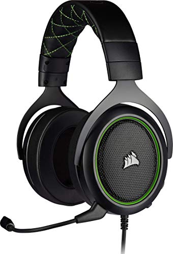Auscultadores Gaming com fio CORSAIR HS50 PRO (PC,Playstation 4,Xbox One) Corsair - Fones de Ouvido com Microfone - gaming, fita de cabeça, binaural, com fios