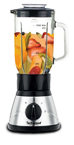 Liquidificadora TECHWOOD TBLI-410 (400 W - 2 L) TECHWOOD - Batedeiras e liquidificadores - 2 L, 4000 W, 5 velocidades, função de pulso