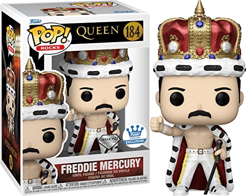 Figura FUNKO POP! Music: Queen- Freddie (King) 1000 POP - Downloads de música digital - Queen, freddie mercury, vinil, 10 cm