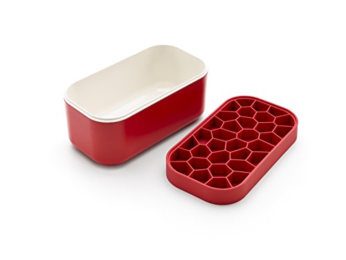 Caixa para cubos de gelo LEKUE 100% biodegradável Lékué - Formas de gelo - biodegradável, 132 cubos, temperatura baixa