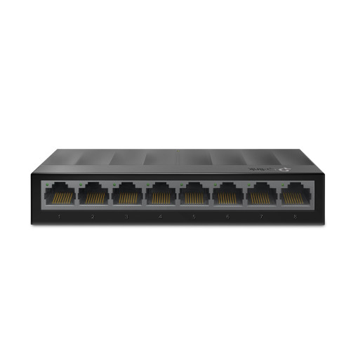 Switch TP-LINK LS1008G (8 Portas Gigabit - 2000 Mbps) TP-Link - Concentradores e comutadores - 8 portas, gigabit, 2000 mbps
