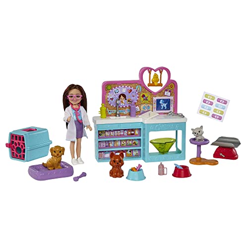 BARBIE: Chelsea Veterinária (Idade Mínima Recomendada: 3 anos) Mattel - Conjuntos de brinquedos - chelsea, veterinária, idade mínima 3 anos
