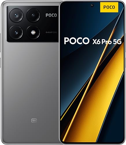 Smartphone POCO X6 Pro 5G (8 GB - 256 GB - Cinzento) Xiaomi - Telemóveis - android, 256 GB, 5g, 5000 mAh