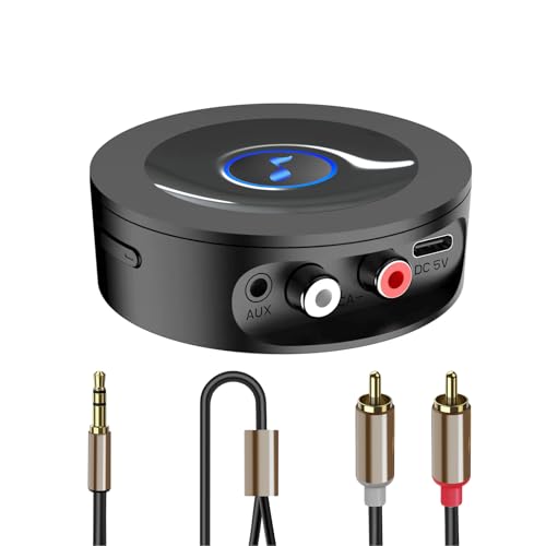 Receptor Bluetooth 5.2 HiFi Adaptador Bluetooth Jack 3.5Mm Nível Lossless para Estéreo Casa Zhongzhi - Acessórios para receptores de áudio e vídeo - bluetooth, hifi, jack 3.5mm, nível lossless