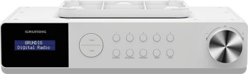 Grundig Dkr 1000 Rádio Digital Coluna Portátil Branco Grundig - Radios - digital, dab+, bluetooth, mp3, cd