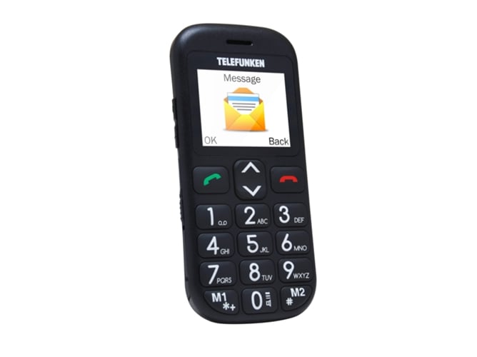 Telemóvel TELEFUNKEN TM110 COSI (1.77'' - Preto) Telefunken - Telemóveis - telemóvel, telefunken tm110 cosi, 1.77 polegadas, preto