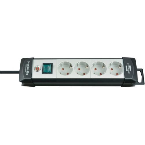 Extensão Elétrica BRENNENSTUHL Premium-Line 4 tomadas Brennenstuhl - Filtros de linha e supressores de surtos - extensão elétrica, 4 tomadas, premium line