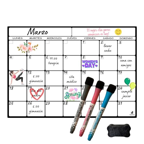 Calendário Magnético Toots 2022 (Recondicionado Sinais de Uso) toots - Calendários, organizadores e planejadores - magnético, 12 meses, 3 semanas, quadro de tarefas