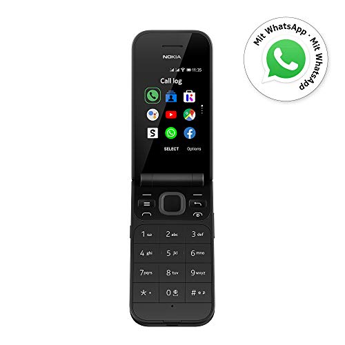 Telemóvel Senior NOKIA 2720 Flip (2.8'' - Preto) Nokia - Telemóveis - telemóvel, sénior, 4g, whatsapp, facebook, botões grandes