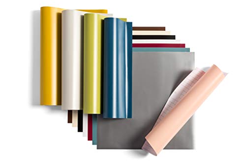 Vinil Autocolante CRICUT Vinyl Essentials Pack Cricut - Couro e vinil - 7 folhas, cores brilhantes, textos nítidos, vinil fácil de aplicar