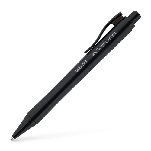Esferográfica FABER-CASTELL Daily Ball XB Preto Faber-Castell - Canetas - preto, médio, borracha, 0,7mm
