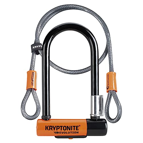 Cadeado com cabo de flexão kryptonite u-lock mini 7 75cm preto, amarelo Kryptonite - Fechaduras e chaves - kryptonite, u-lock, mini, 7.5 cm
