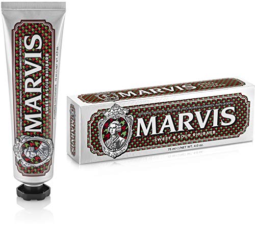 Pasta de Dentes MARVIS Sweet & Sour Rhubarb (75 ml) Marvis - Pasta de dentes - 75 ml, natural, proteção dentária, frescura