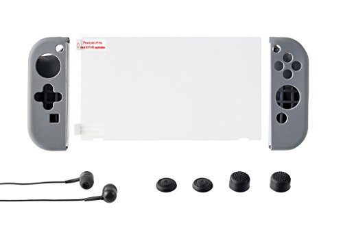 Pack de Proteção E-Sport Action Pro INDECA Nintendo Switch Indeca - Fones de ouvido - pack, proteção e-sport, action pro, indeca, nintendo switch, protetor de ecrã, grips, conjunto de protecção joy-con, auricular stereo, cracote